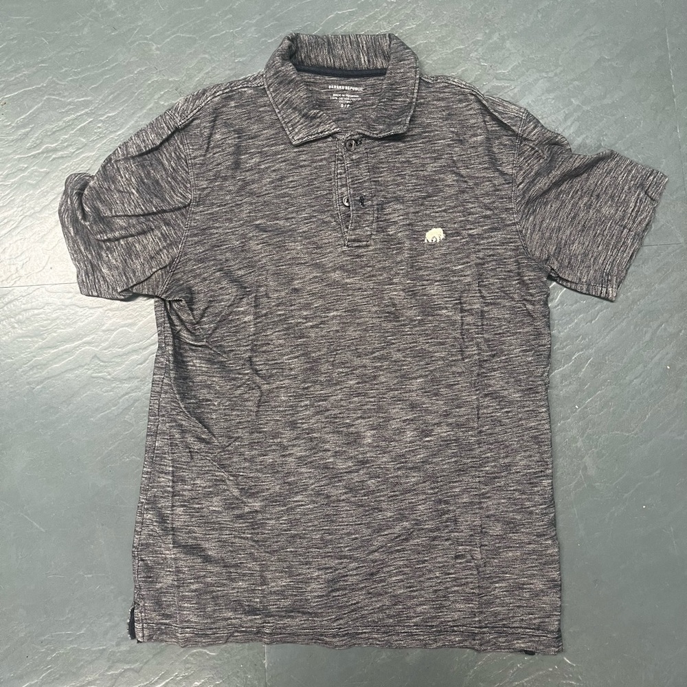 Black/Gray Banana Republic Polo (S)